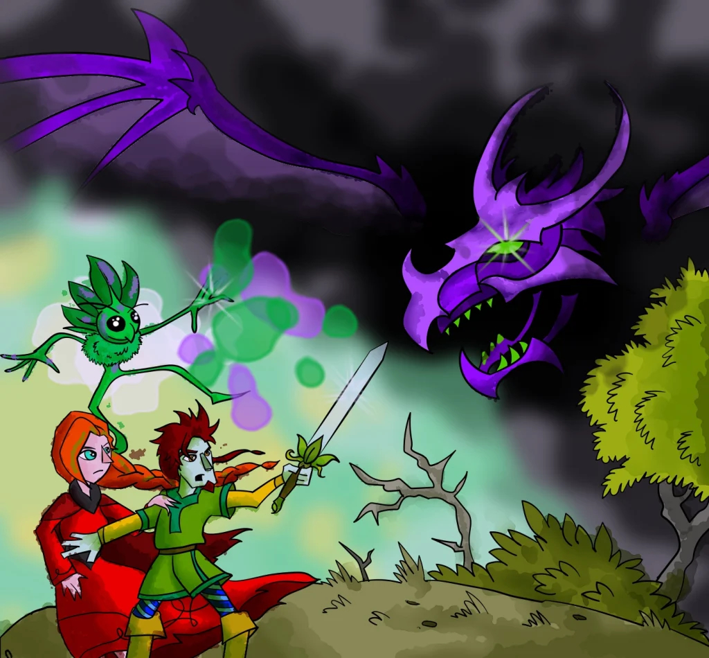 Farsa infantil de la cabeza del dragón