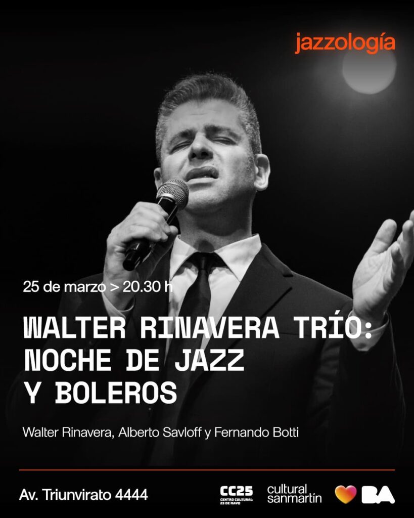 Jazzología: Noche de Jazz y Boleros con Walter Rinavera Trío